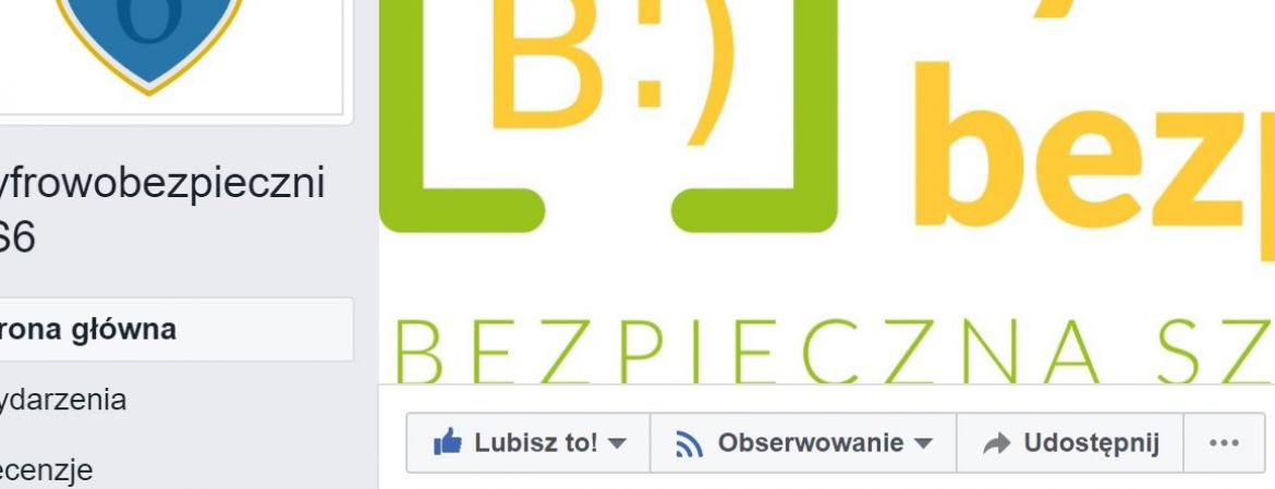 Szkolny fanpage promujący bezpieczne wykorzystywanie Internetu