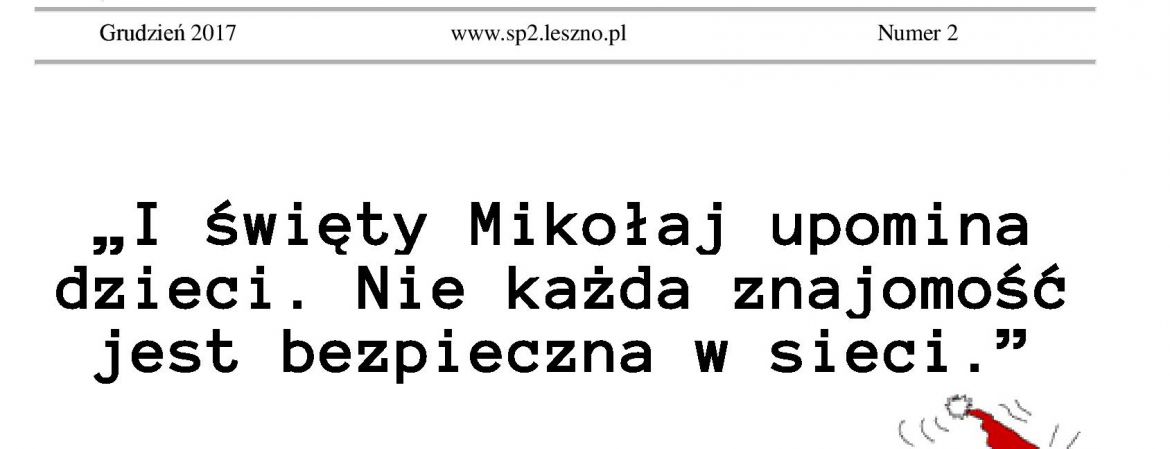 Drugi numer gazetki "Ogarnij sieć"