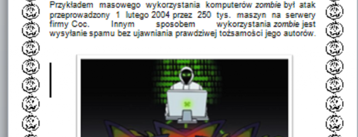 Plakaty o zagrożeniach płynących z internetu.