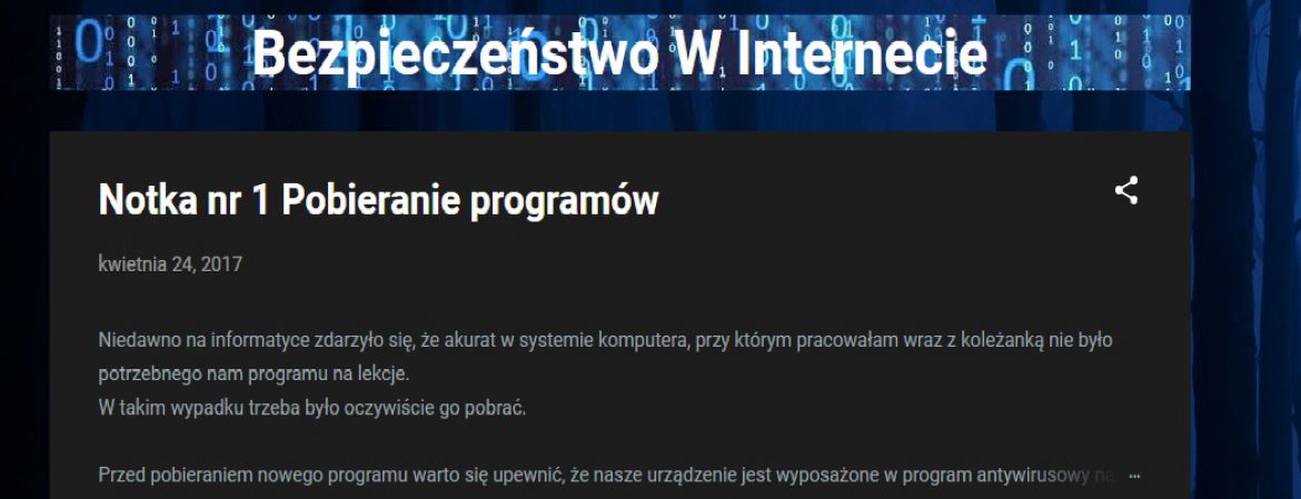 Bezpieczny Internet bezpieczny Ty