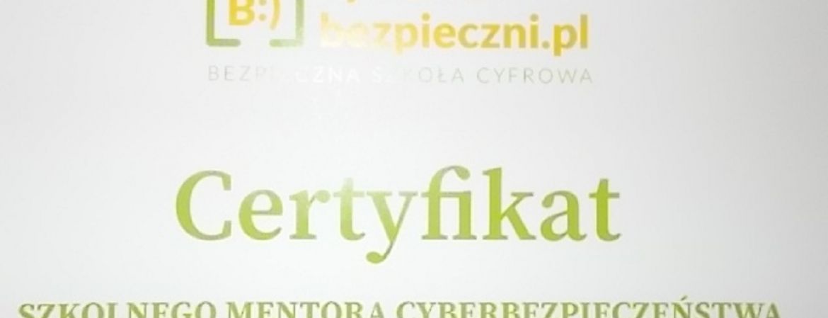 Szkolny Mentor Cyberbezpieczeństwa