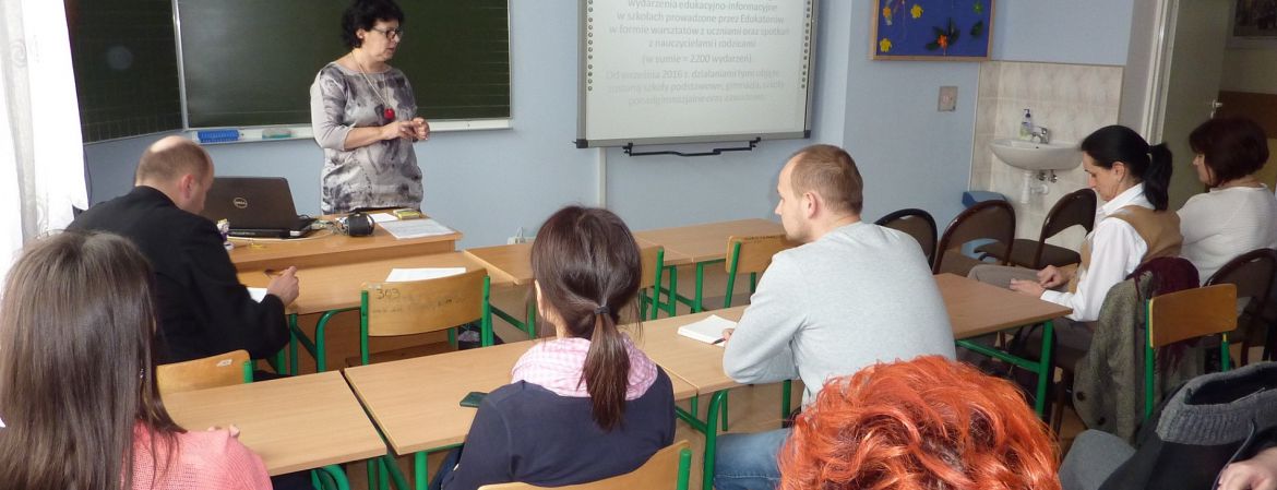 Spotkanie z radą pedagogiczną ZSZ prz ZSS NSS