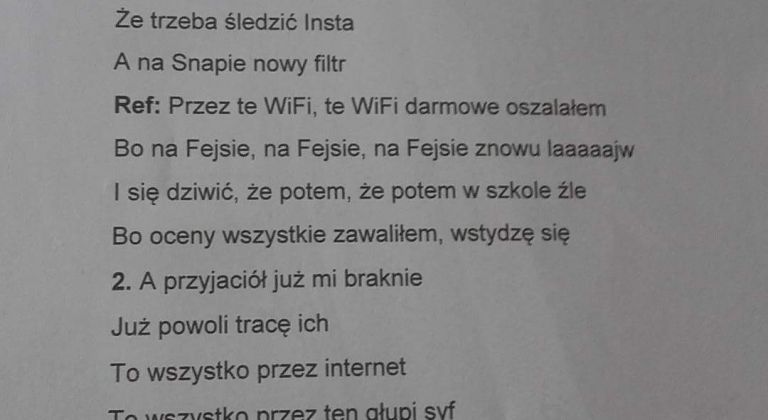 Piosenka pt. "Wi - fi"