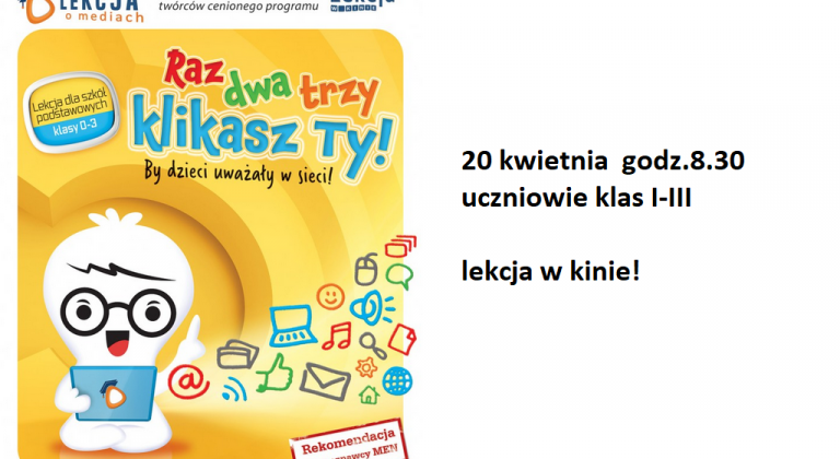 Lekcja w kinie -by dzieci uważały w sieci