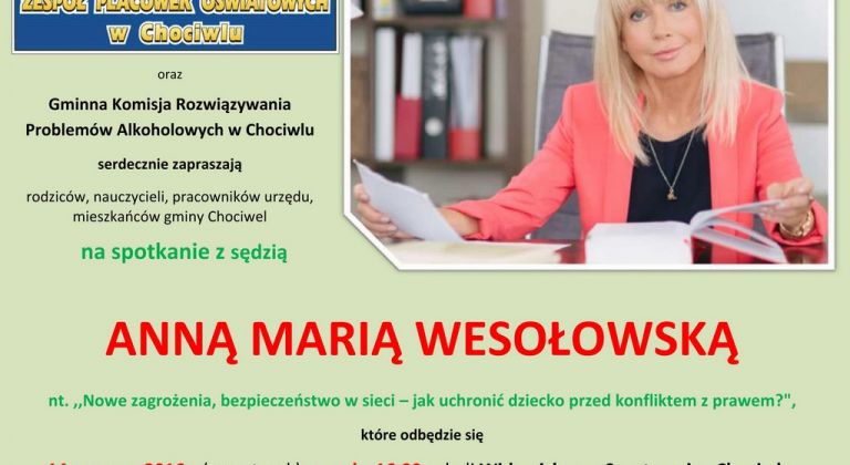 Spotkanie z sędzią Anną Marią Wesołowską