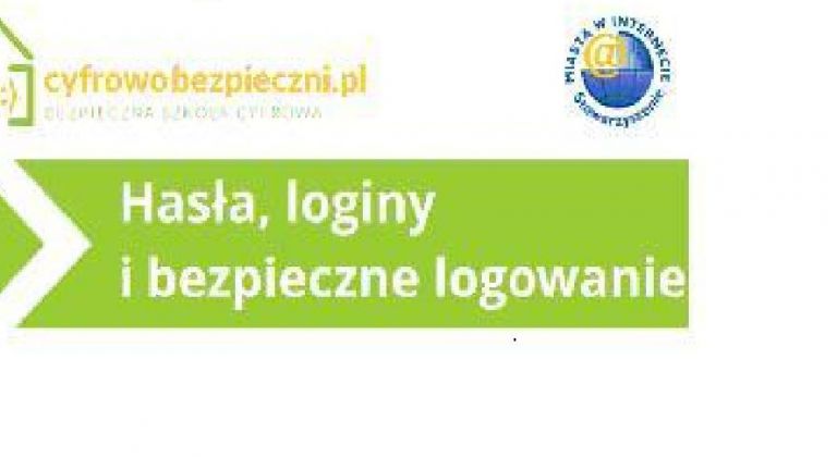 Zajęcia w klasie 5 „Hasła, loginy i bezpieczne logowania”.