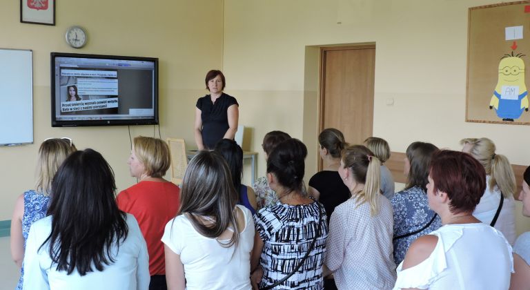 Spotkanie z rodzicami w ramach projektu  "Cyfrowobezpieczni.pl"