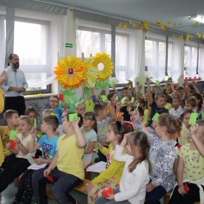 Szkolny Dzień Bezpieczeństwa Cyfrowego w Szkole Podstawowej im. Mikołaja Kopernika w Łękińsku