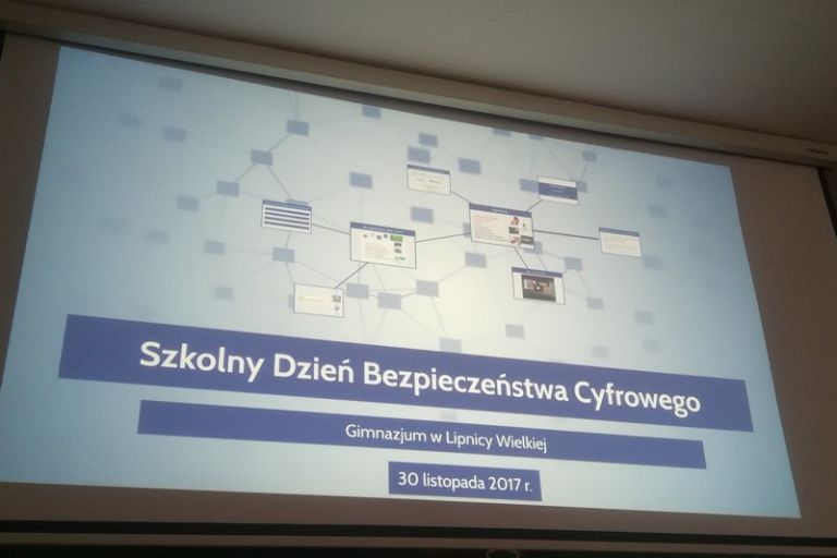 Szkolny Dzień Bezpieczeństwa Cyfrowego w Gimnazjum w Lipnicy Wielkiej