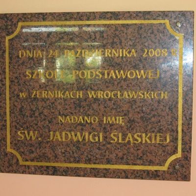 Szkoła Podst. im. św. Jadwigi Śląskiej w Żernikach Wrocławskich