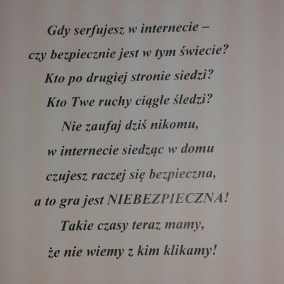 Konkurs literacko -poetycki Cyfrowobezpieczni.