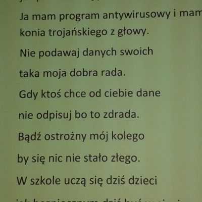 Konkurs literacko -poetycki Cyfrowobezpieczni.