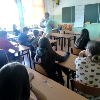 Szkolny Dzień Bezpieczeństwa Cyfrowego w Gimnazjum Gimnazjum z Oddziałami Integracyjnymi im. Adama Mickiewicza w Turośli