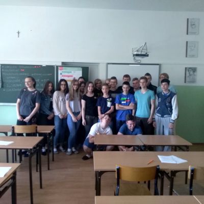 Szkolny Dzień Bezpieczeństwa Cyfrowego w Gimnazjum Gimnazjum z Oddziałami Integracyjnymi im. Adama Mickiewicza w Turośli