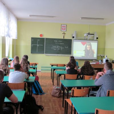 Szkolny Dzień Bezpieczeństwa Cyfrowego Publicznym Gimnazjum w Stawkach