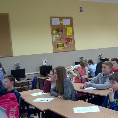 Szkolny Dzień Bezpieczeństwa Cyfrowego w Szkole Podstawowej Nr 1 im. Tadeusza Kościuszki w Łasku