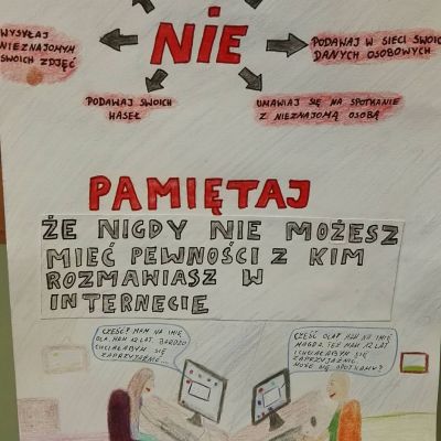 Materiały edukacyjne przygotowane przez naszych uczniów w ramach Konkursu Jesteśmy Cyfrowobezpieczni 2016