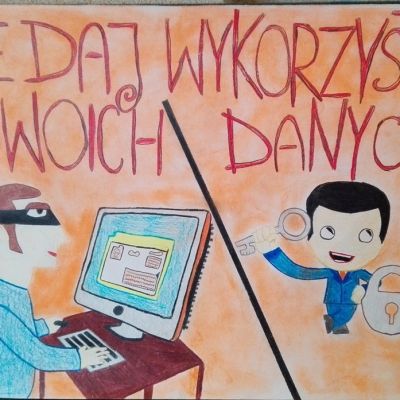 Konkurs informatyczno - plastyczy konkurs pt. ”Bezpieczeństwo własnego wizerunku w sieci”