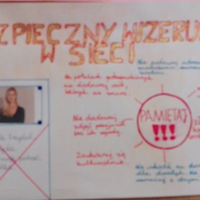 Konkurs informatyczno - plastyczy konkurs pt. ”Bezpieczeństwo własnego wizerunku w sieci”