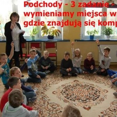 "Komputerowe podchody" w SP6 w TRZEBINI