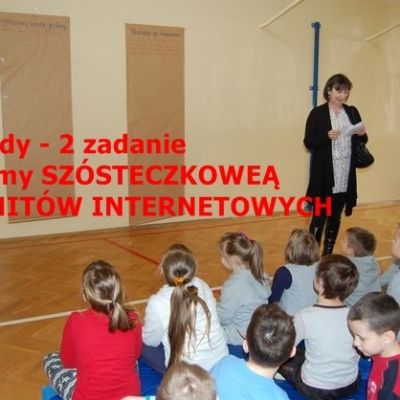 "Komputerowe podchody" w SP6 w TRZEBINI