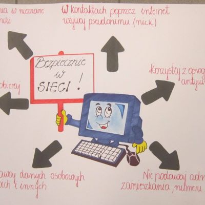 konkurs  na plakat "Bezpieczny Internet"