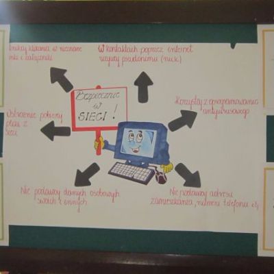 wystawa na temat bezpieczeństwa w Internecie