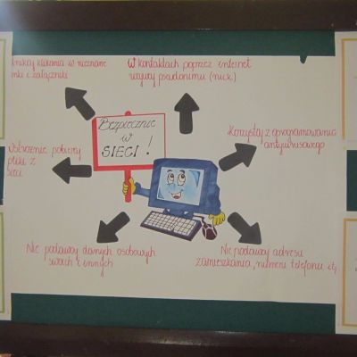 wystawa na temat bezpieczeństwa w Internecie