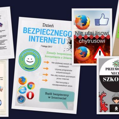 Plakaty promujące bezpieczeństwo w Internecie	PDF	Drukuj	Email