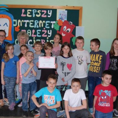 CERTYFIKAT ZA ZDOBYCIE UMIEJĘTNOŚCI BEZPIECZNEGO KORZYSTANIA Z POCZTY E-MAIL w SP6 w TRZEBINI